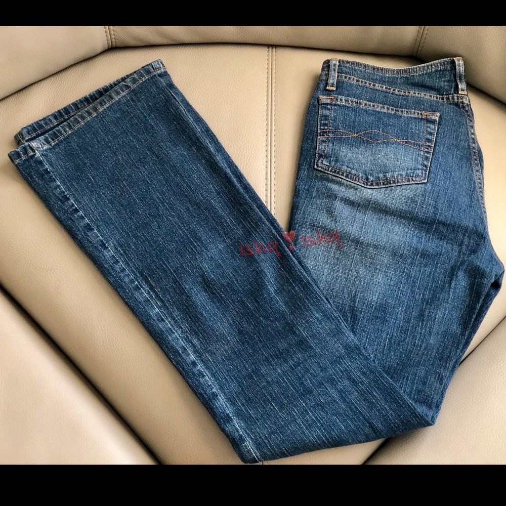 BCBG MaxAzria Jeans Vintage Bootcut Mid-Rise 3/4 Vintage style 1998-2002 - Picture 2 of 8